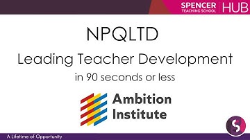 NPQLTD in 90s or less