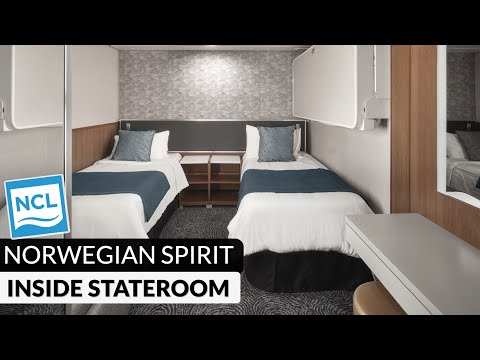 Norwegian Spirit Inside Stateroom walkthrough tour