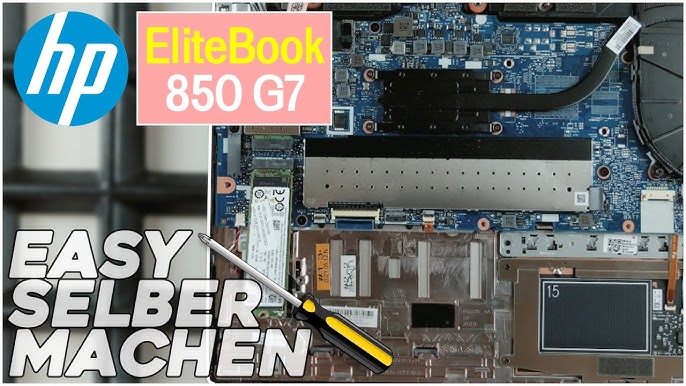 Inside HP EliteBook 830 G7 - disassembly and upgrade options