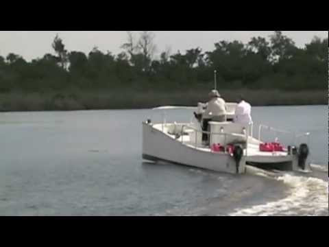 Twin Engine Lightweight Catamaran Trials