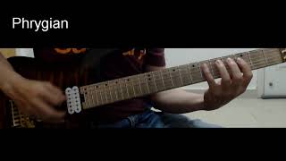 Scale Workout (Ionian - Dorian - Phrygian - Lydian - Mixolydian - Aeolian - Locrian)