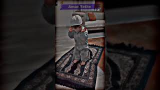 2 years old baby boy Praying Namaz #islamicstatusSalat  #ytshorts #shortsfeed