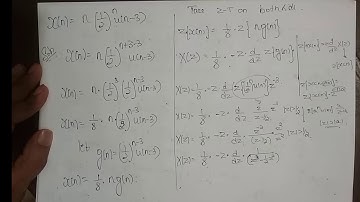 M5L23 - Finding Z-Transform and ROC using Properties of Z-Transform - Problem 12,13