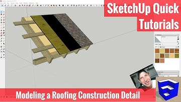 Modeling a Construction Detail In SketchUp with Groups/Components, Sections, and the Outliner!
