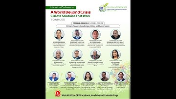Parallel Session 5: Climate Finance, Landscape, Policy and Governance