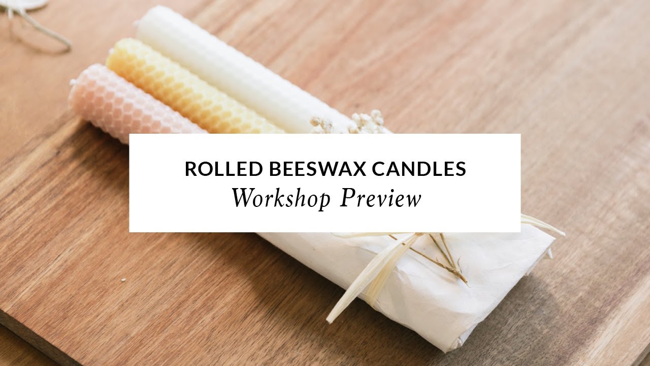 ROLLED BEESWAX CANDLE INSTRUCTIONS – Make This Universe