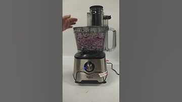 Chopping Onions, Testing Demo FP408 food processor