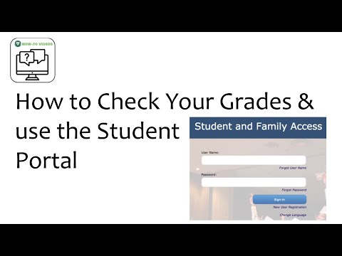 How to Check Your Grades & Use the Student Portal