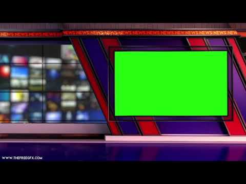 Green Screen News Background Free Footage Youtube