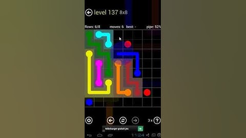 Flow Free - 8 x 8 Mania Level 137