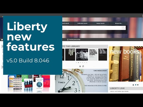 Liberty new features - v5.0 Build 8.046