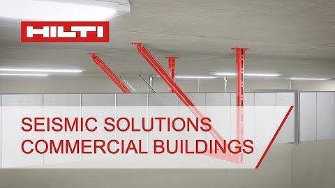Hilti - MEP Seismic Solutions for Commercial Building Application Overview