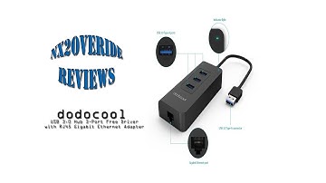 dodocool 3-Port USB 3.0 Hub with RJ45 Gigabit Ethernet Adapter Review