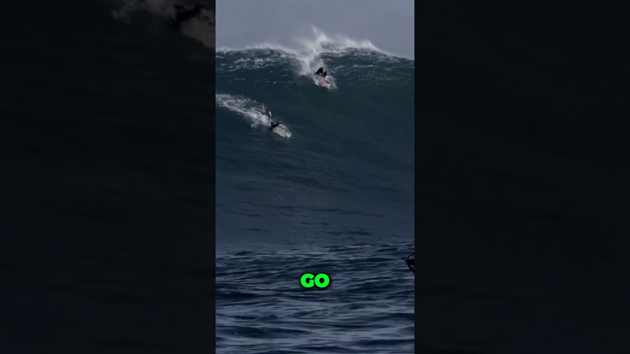 Mastering Big Drops on Giant Waves