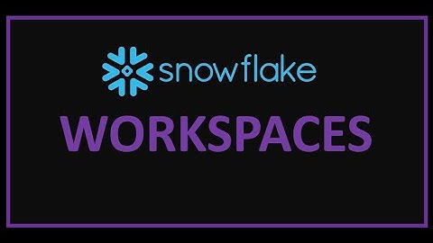 Snowflake  AI/GenAI: "Workspaces"