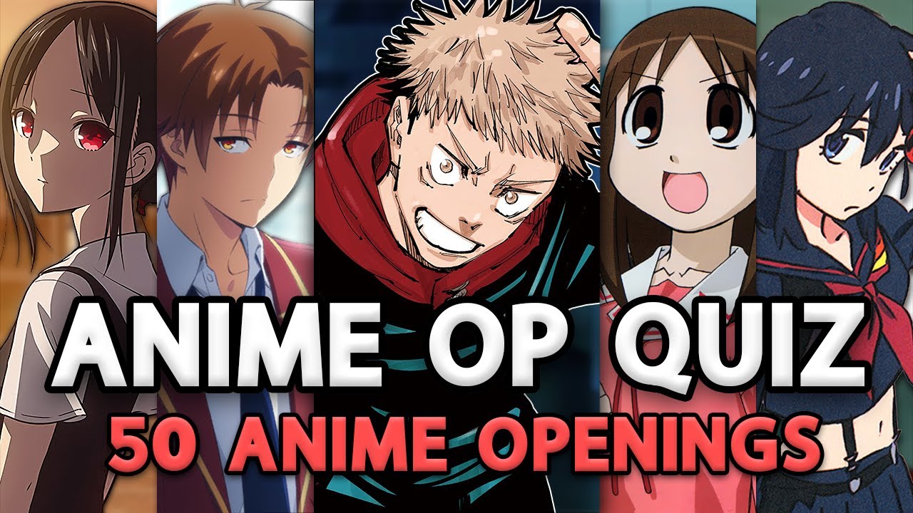 ANIME OPENING QUIZ  50 Legendary Songs (Very Easy - Otaku) 