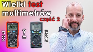 Metrologia - Test multimetrów CZĘŚĆ 2 - pomiary - dokładność