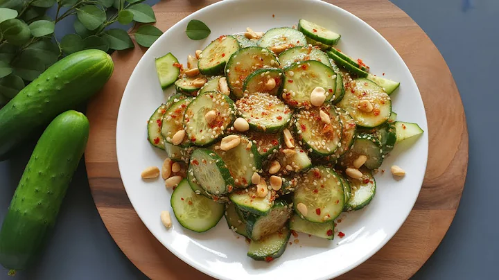 Weight Loss Recipe | Quick & Easy 5 min Cucumber Salad | Lose Weight Fast With Low Calorie Salad