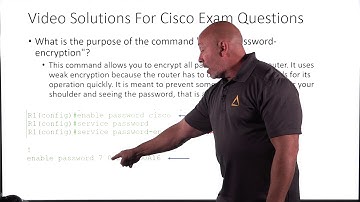 Cisco CCNA AlphaPrep Video Solutions 10