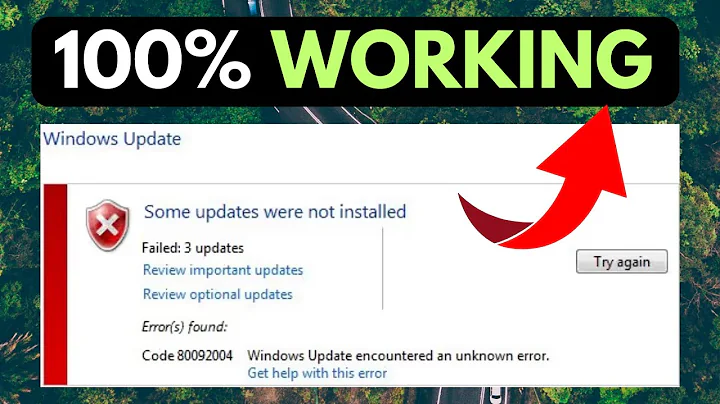 How To Fix Windows Update Error 80092004 On Windows