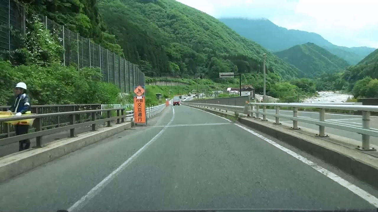 国道19号 上り その5 長野県上松町→大桑村→南木曽町→岐阜県中津川市