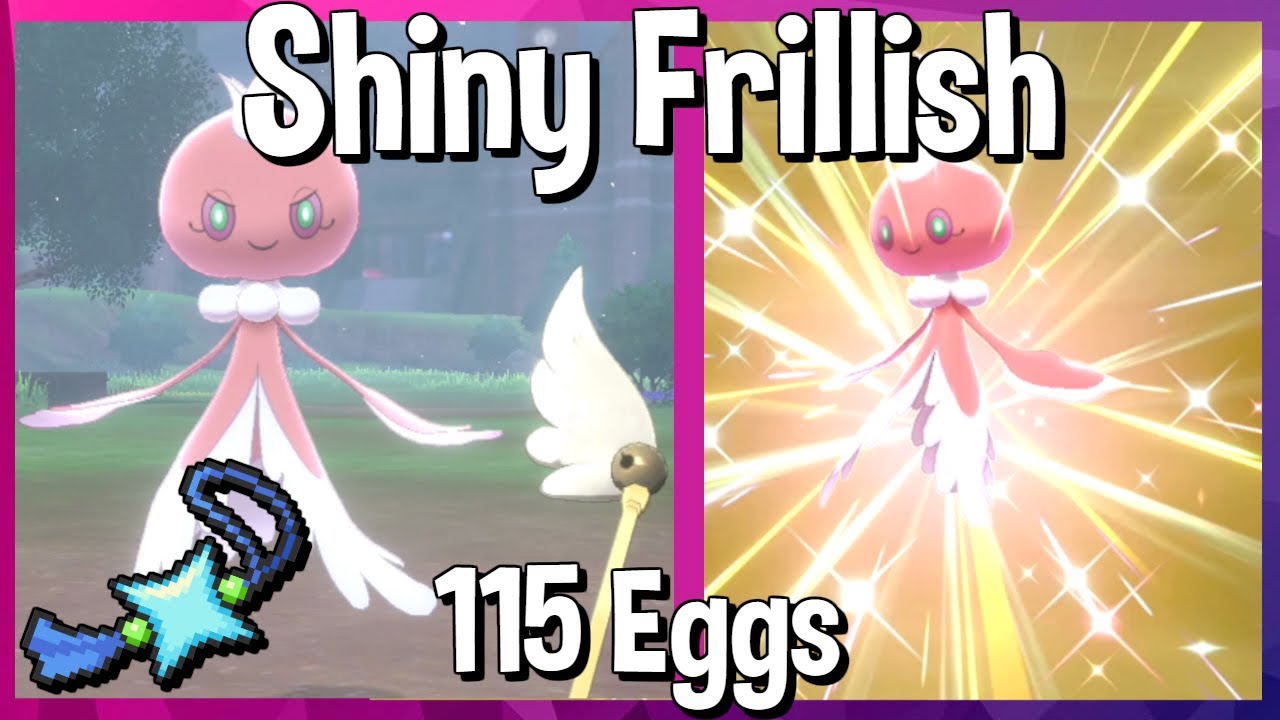 Shiny Frillish After 115 Eggs!!! Pokemon Sword and Shield Shiny Hunts YouTube