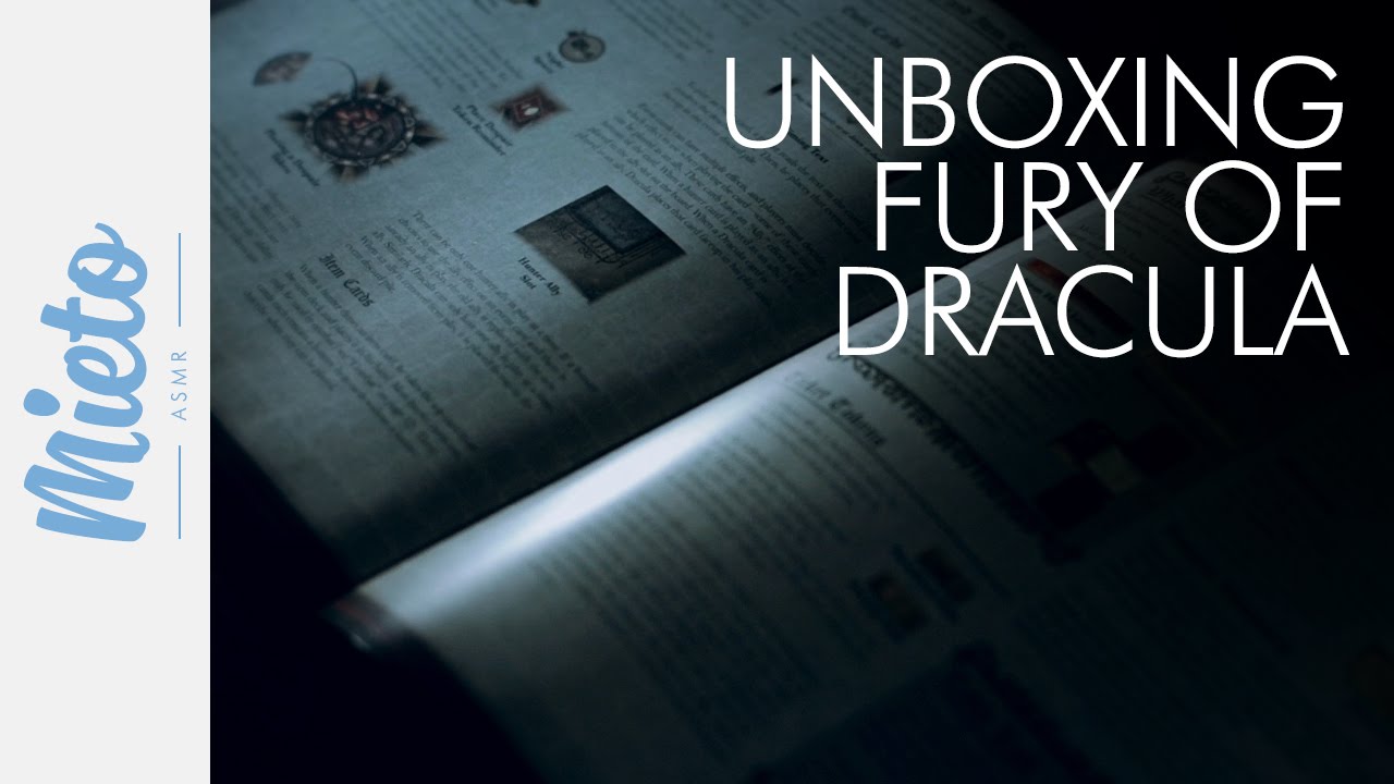 ASMR. Unboxing Fury of Dracula. Whisper