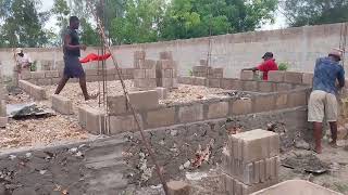 Paje Zanzibar- House Wall Build - Day One