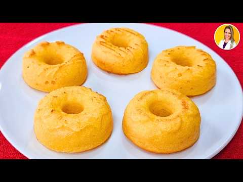 Misture FLOCÃO com LARANJA - SEM FARINHA nem Leite - Fácil, Rápido, Delicioso e Barato!