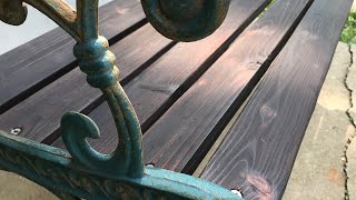 Vintage Garden Bench Restoration