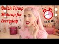 Quick & Easy Pinup Makeup | My Everyday Routine