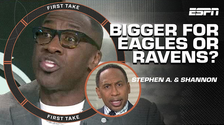 Stephen A. ISN'T GOING FOR IT on Shannon Sharpe's Eagles vs. Ravens REACTION 👀 | First Take