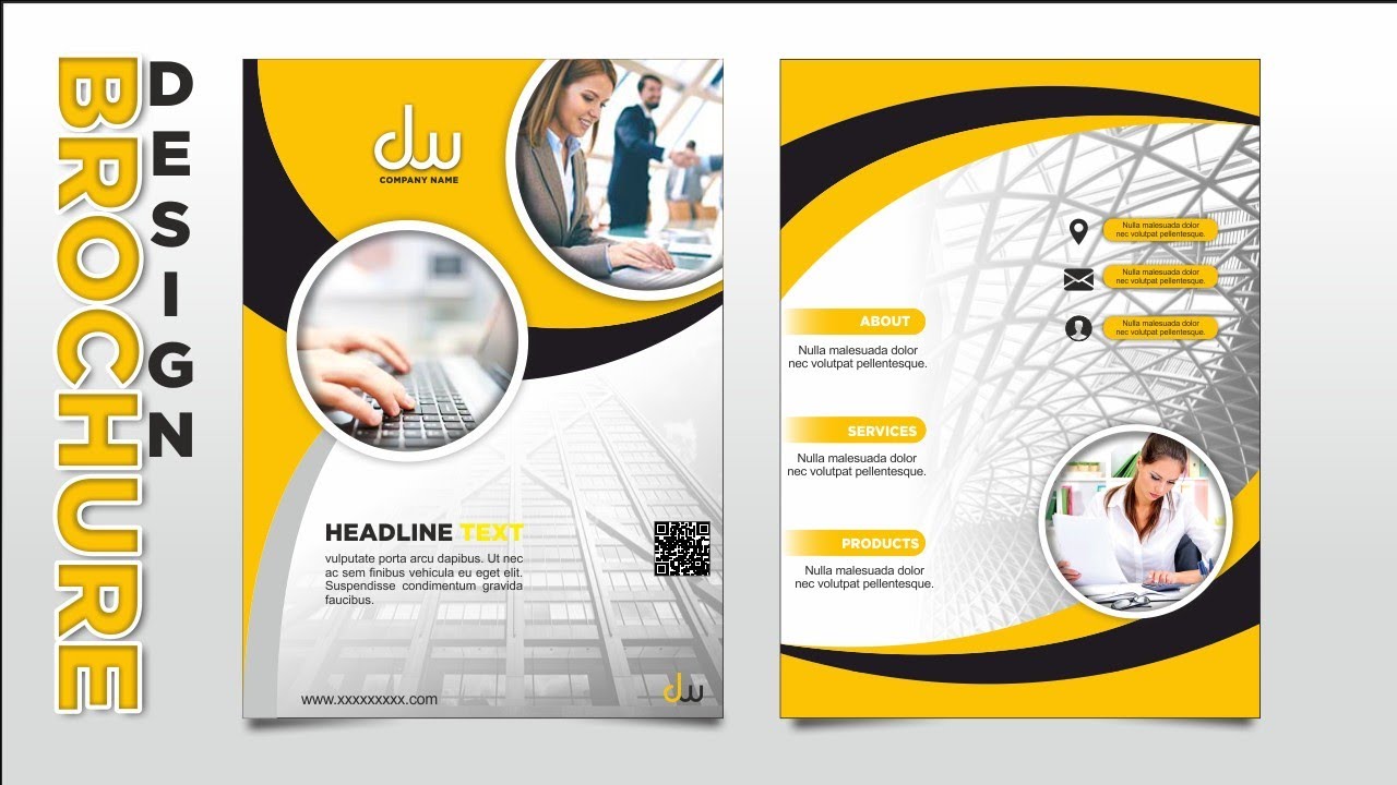  Brochure  Design  in CorelDraw  x7 Tutorial By Graphic 