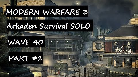 Mw3 Arkaden Wave 11 Survival Gameplay Modern Warfare 3 Playthrough PART 1