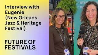 Interview with Eugenie | New Orelans Jazz & Heritage Festival