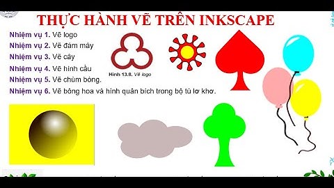 Hướng dẫn vẽ chùm bóng, quả cầu, bông hoa.. trên inkscape |Bài 13 tin học 10 sách kết nối tri thức