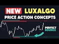 New price action concepts indicator by luxalgo full overview