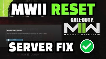 How to Fix MW2 Reset Bug, Account Reset, and Other COD Issues Now!