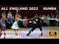 All England 2022 Professional Latin semifinal Rumba Maciej Walczak &amp; Anna Piaseczna-Walczak