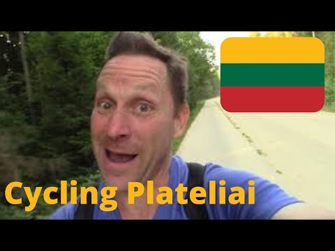 🇱🇹  Great CYCLING at Lithuania's Lake Plateliai  {Zemaitija National Park, LITHUANIA}