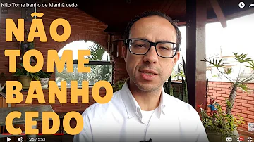 Faz mal tomar banho de noite?