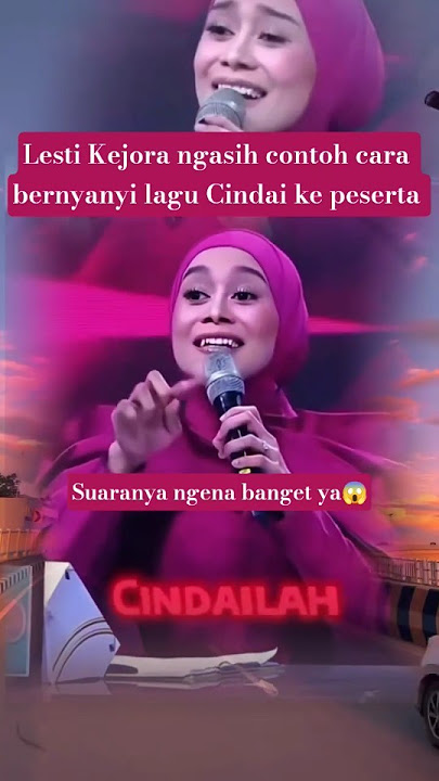 Lesti mencontohkan cara menyanyi lagu Cindai ke peserta Da7 #lestikejora #trendingshorts #shorts