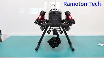 Multispectral camera payload with InGaAs SWIR 900-1700nm  thermal LWIR for DJI M300 M350 drone.