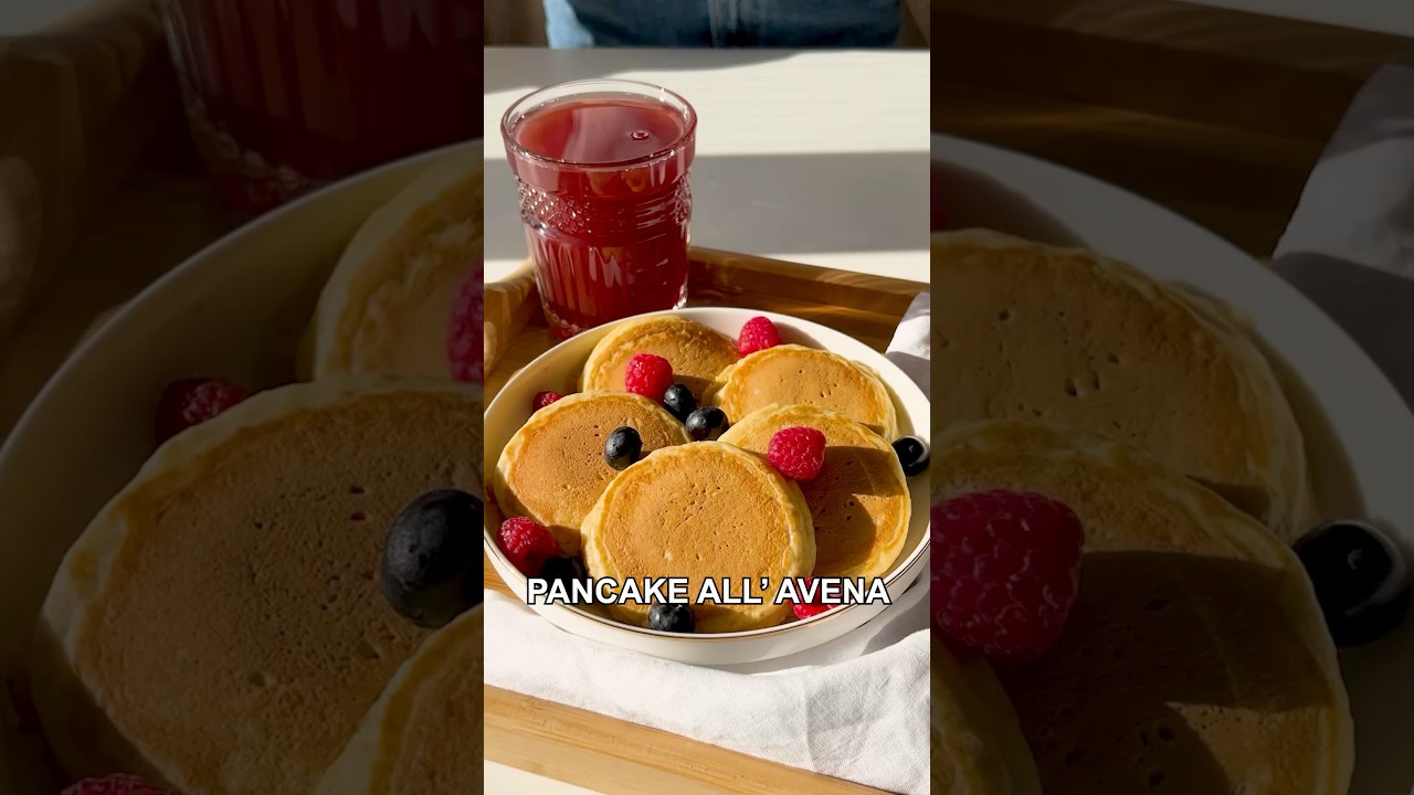 PANCAKE ALL'AVENA 💛 Ricetta ↓ 