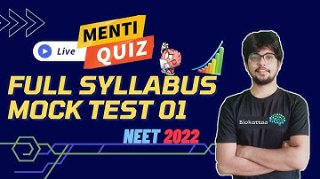 Full Syllabus Mock Test 01 | Most Important MCQs For NEET 2022 | Dr Shubham Muley