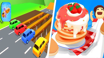 SHAPE SHIFTING  |  Pancake Run  - All Levels Gameplay Walkthrough Android,ios