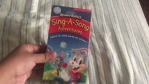 Reader Rabbit: Sing-A-Song Adventures 2000 VHS