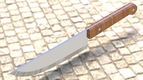 How to design of Kitchen Knife in Solidworks?