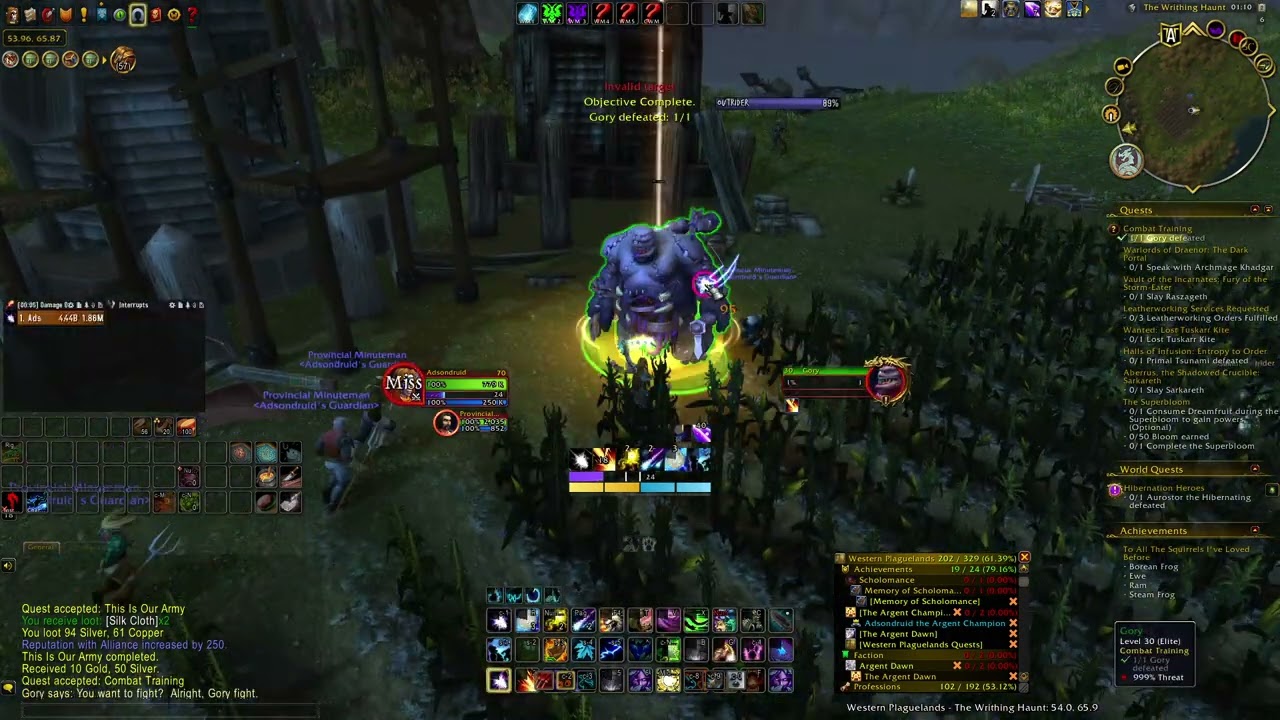 Combat Training - Quest - World of Warcraft