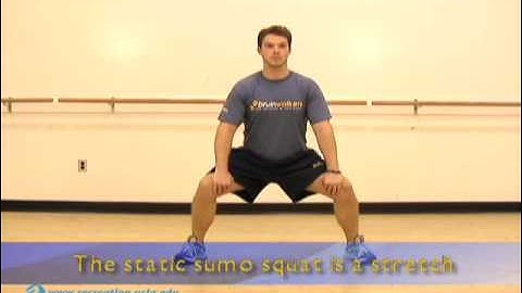 BruinStretch - Static Sumo Squat, UCLA